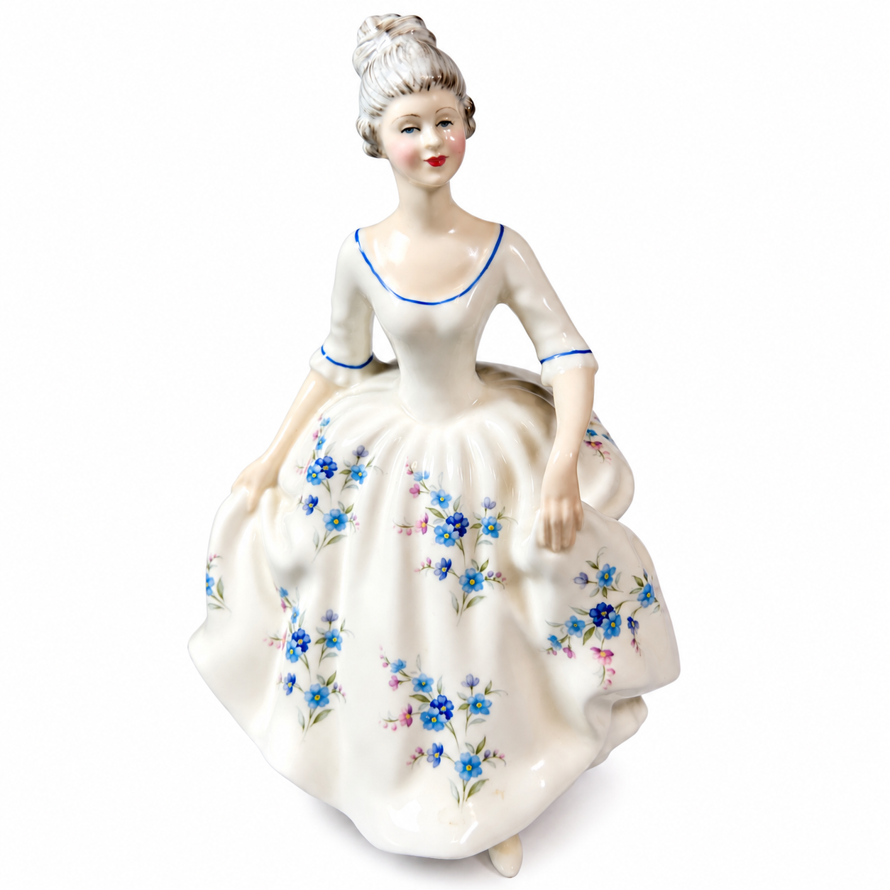 FRD-05--Royal Doulton Caroline HN3170 Figurine Peggy Davies Hand Painted England 1988-1992