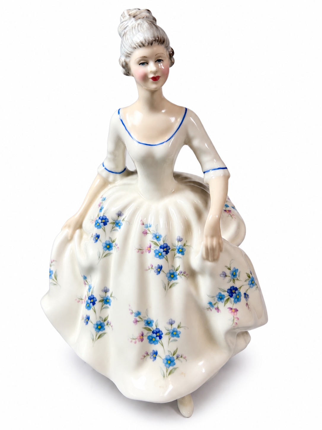 FRD-05--Royal Doulton Caroline HN3170 Figurine Peggy Davies Hand Painted England 1988-1992