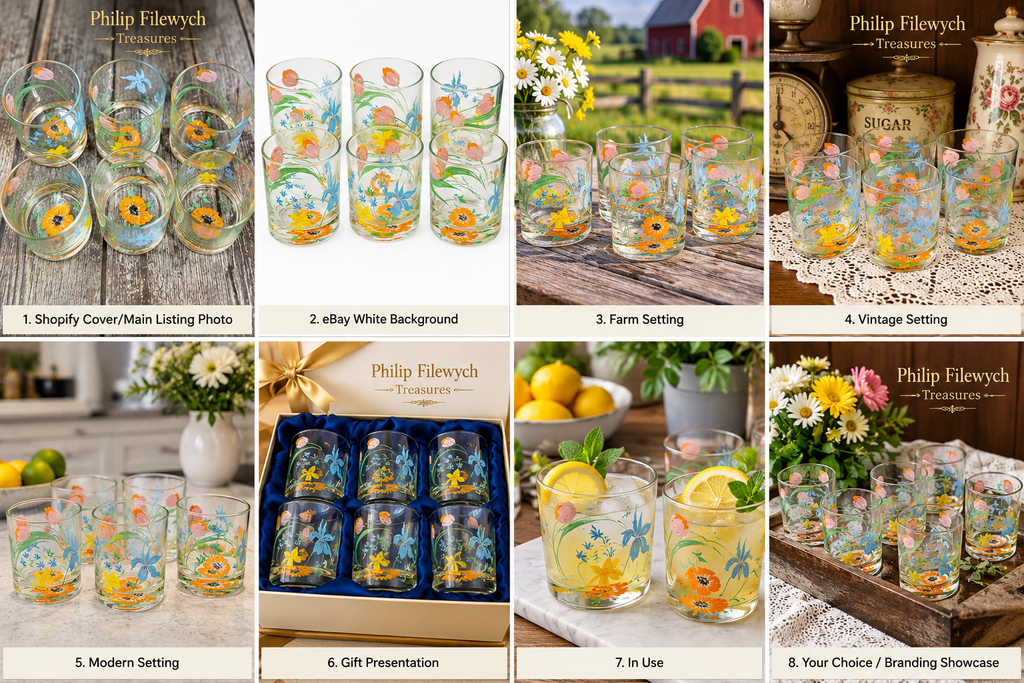 GJ-10 vintage glass collectible showcased for Philip Filewych Treasures