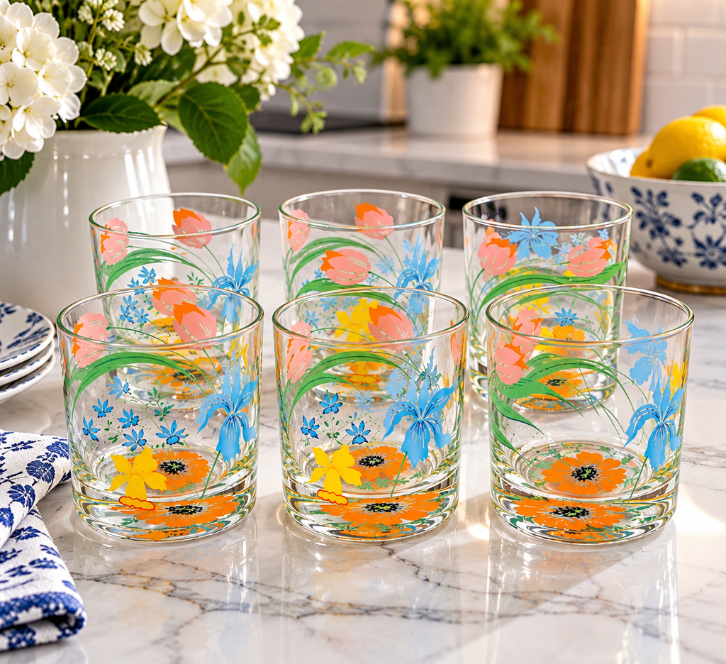 GJ-10 vintage glass collectible displayed in a modern home setting