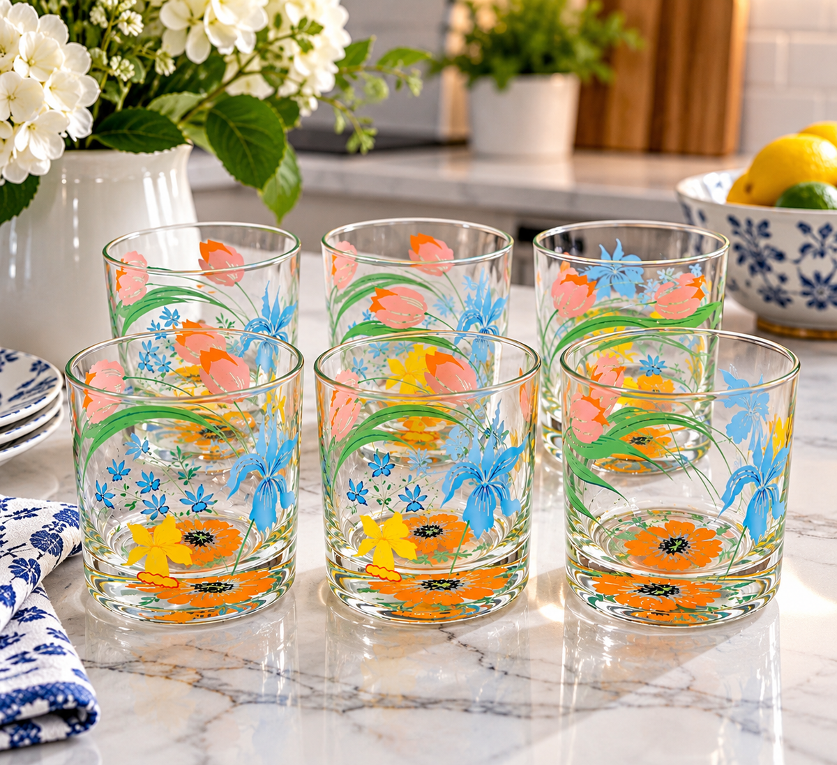 GJ-10 vintage glass collectible displayed in a modern home setting