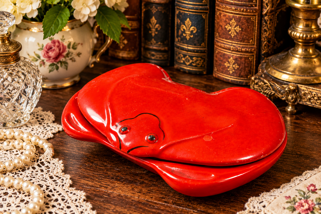 LOB-10 displayed in an elegant vintage setting with antique décor, books, wood, or period-style surroundings. Emphasize its vintage character.