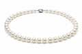 Pearl-11--Akoya Pearl Necklace 11–12mm AAAA++ 18" Genuine Pearls 925 Silver Clasp with Certificate