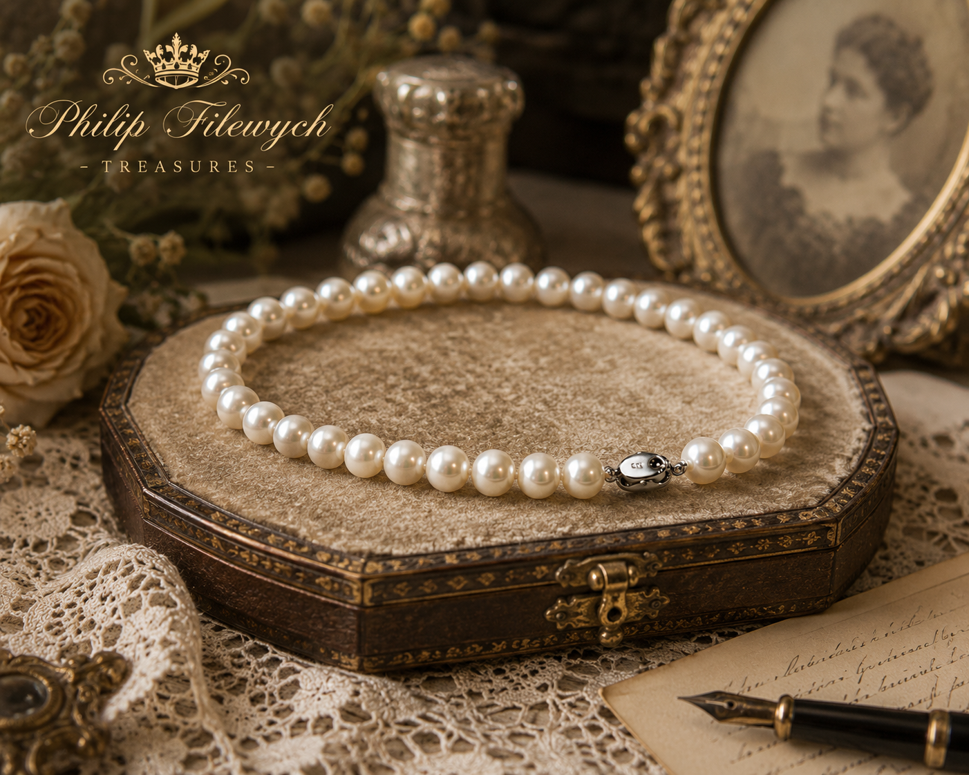 Pearl-11--Akoya Pearl Necklace 11–12mm AAAA++ 18" Genuine Pearls 925 Silver Clasp with Certificate
