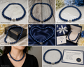 Pearl-33--Lake Blue Akoya Shell Pearl Necklace 45cm
