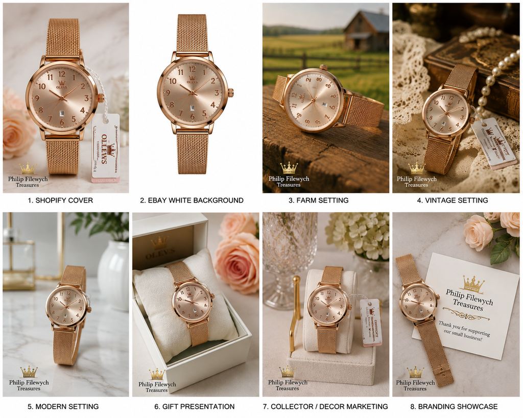 WA-16--OLEVS 5653 Ladies Rose Gold Quartz Watch – Mesh Bracelet – Date – 3 BAR Water Resistant