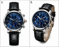 WA-17--Chenxi Men's Moon Phase Quartz Watch | Blue Dial | Brown Leather Strap