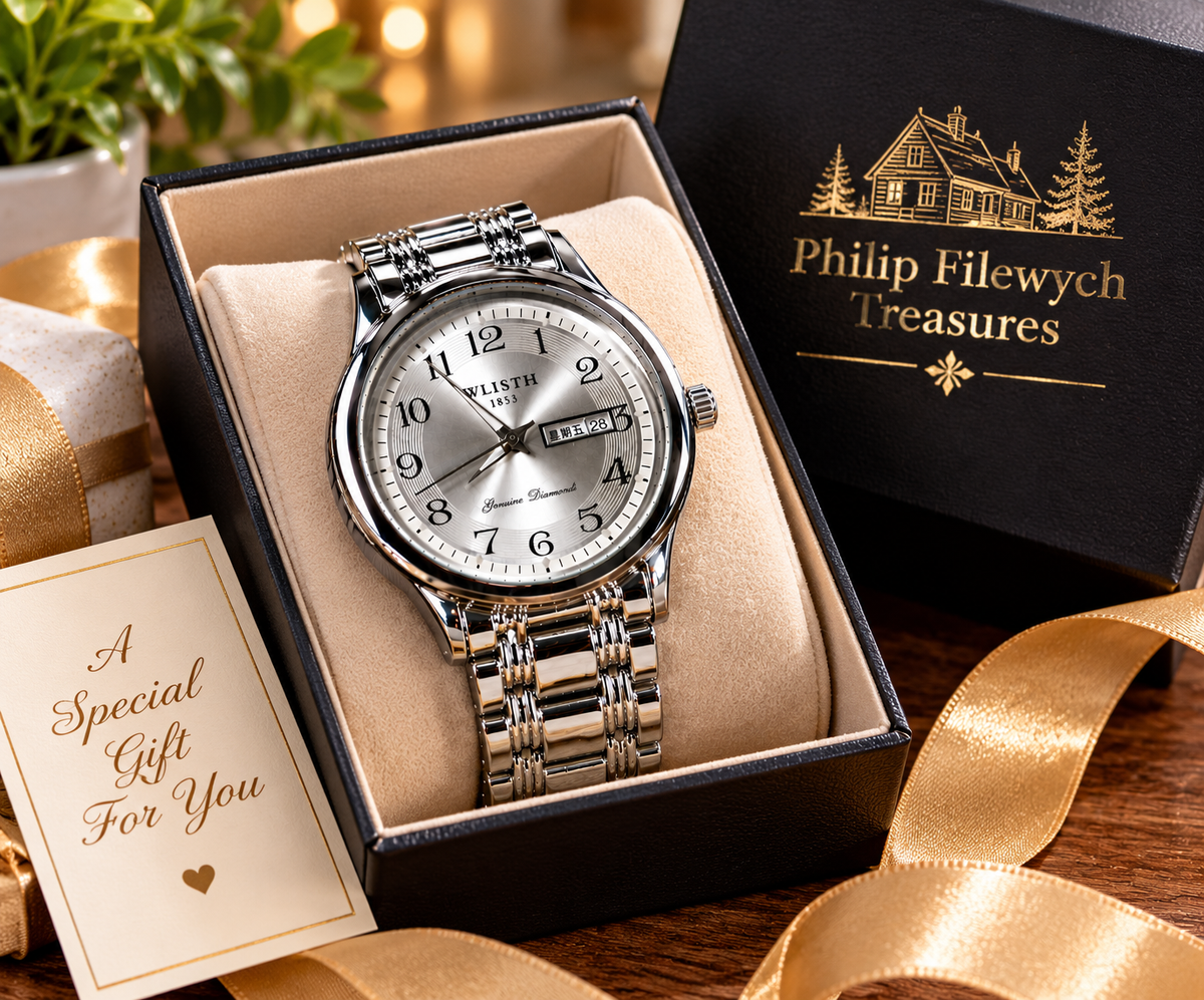 WA-39 Whisth men's quartz watch presented as an elegant gift